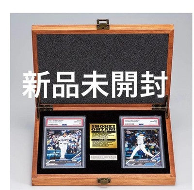 2024 Shohei Ohtani Trading Card Set with Wooden Box MBL Dodgers PSA 10