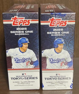 2 set 2025 Topps Baseball Series MLB World Tour Tokyo Series Japan Limited Box