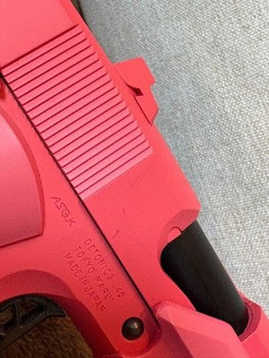 SAO Gun Gale Online AM.45 LLENN Vorpal Bunny Gas Blowback Pistol pink gift *8