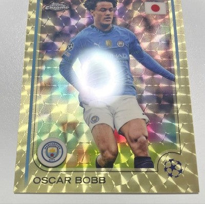 2024 Topps Chrome OSCAR BOBB SUPERFRACTOR UEFA Manchester City 1/1 1of1