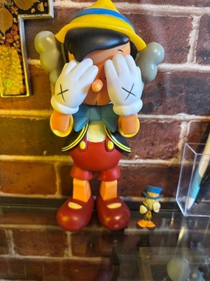 MEDICOM TOY Pinocchio & Jiminy Cricket Figure Vinyl W/jiminy Cricket Limited