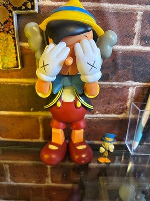 MEDICOM TOY Pinocchio & Jiminy Cricket Figure Vinyl W/jiminy Cricket Limited