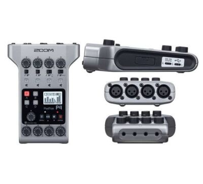 NEW Zoom PodTrak P4 Portable Multitrack Podcast Handy Recorder