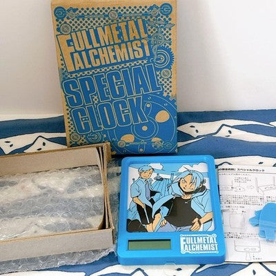 Fullmetal Alchemist 20th Anniversary Special Edition Clock Edward and Alphonse
