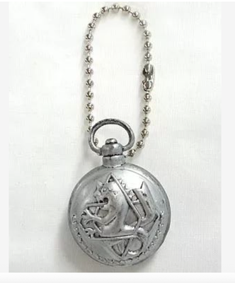 Fullmetal Alchemist Keychain Mascot  Silver Watch Swing Bandai capsule toy