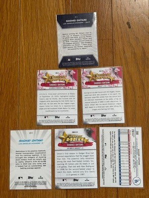 Topps Japan Edition 2024 Shohei Ohtani 6-Piece Set