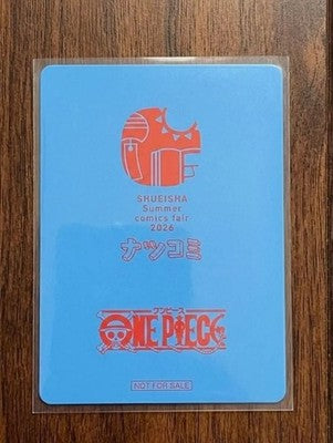 One Piece NatsuComi Metakira Card 2026 Eiichiro Oda Summer Comics Fair Promo New
