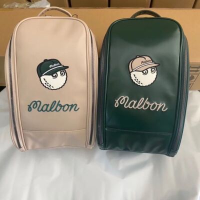 selectable 2color MALBON GOLF shoe case St ANDREWS shoe case