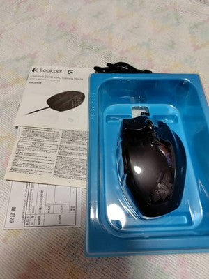 good Used Logitech G600t MMO Gaming Mouse FF XIV Recommend Model 20 Buttons JP