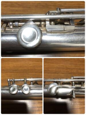 Pearl flute PF521  Mouthpeace Musical instrument Hard case GAKKI used A