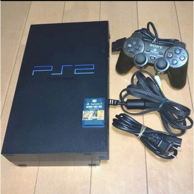 Sony PlayStation 2 PS2 SCPH-30000 Console Set Controller Tested NTSC-J game