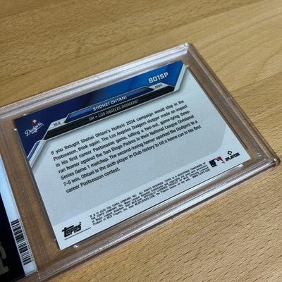 2024 Topps Now NLDS Shohei Ohtani PSA8 Trading Card MBL Los Angeles Dodgers