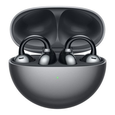 FreeClip Black Clip-on Open Earphone HD Call Touch Control Earbuds