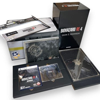 CAPCOM Resident Evil RE:4 Collector’s Edition PS5 Leon Figure Limited BOX_4
