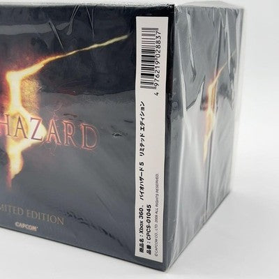 Biohazard 5 Limited Collectors Edition box Xbox 360 2009 Capcom Game gift