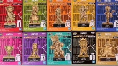 ONE PIECE WCF World Collectable Figure Kumamoto Bronze statue Complete SetJAPAN