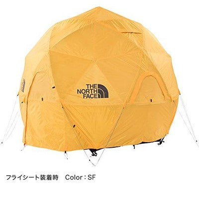 THE NORTH FACE Geodetic Dome Tent NV21800 Yellow Polyester 4Person Camping