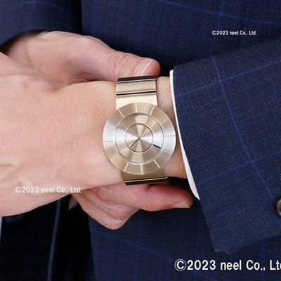 New NY0N005 ISSEY MIYAKE TO Tokujin Yoshioka Design Watch Gold Stainless Steel