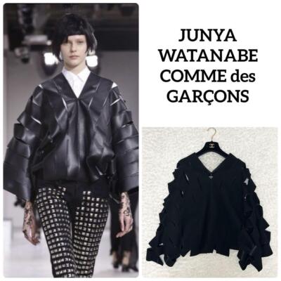 [Good condition] Junya Watanabe Comme des Garçons Cutout top, 3D, M, black