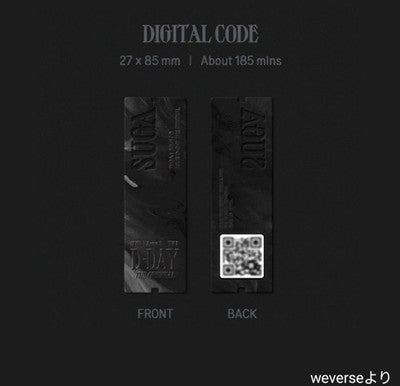 SUGA Agust D Tour D-DAY  The Original  BTS ARMY Official Goods KPOP