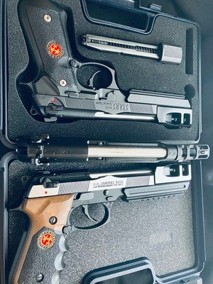 rare WE-tec Samurai Edge Barry-Burton set of two Limited perfect for collectors