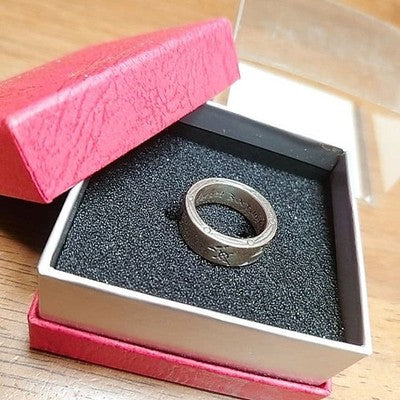 see description Fullmetal Alchemist Merchandise Ring Message Ring Roy Mustang