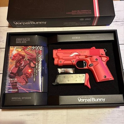 SAO Gun Gale Online AM.45 LLENN Vorpal Bunny Gas Blowback Pistol pink gift *1