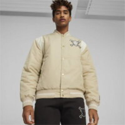 check description size M-2XL PUMA ONE PIECE Collabo Varsity Jacket Unisex acs
