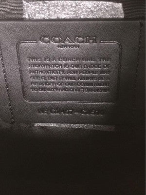 Auth COACH Elias Crossbody In Signature Canvas CJ510 Canvas Black F/S 424728