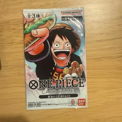 One Piece Card Game Strongest Three Brothers Pack BANDAI NAMCO Sealed
