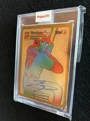 2023 Shohei Ohtani autographed card Topps Project70 50-50 Japanese Edition