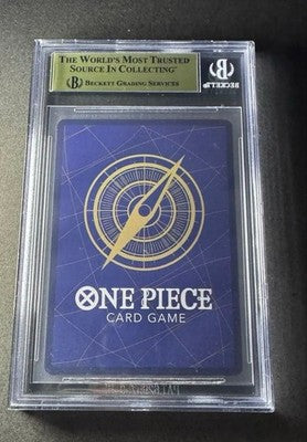 BGS 10 PRISTINE MONKEY D LUFFY ST01-012 1ST ANNIVERSARY SIGNED ODA JAPANgift