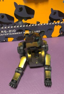 SONY AIBO ERS-210 robot Dog autonomous entertainment  Special Edition gold