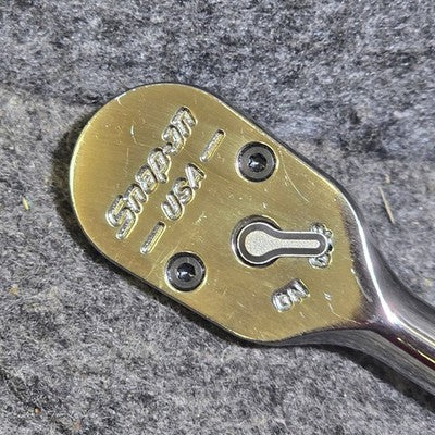 Snap-on FH100 3/8" Drive 100 Tooth Red Soft Grip Handle Ratchet Tool MSS ZIK New