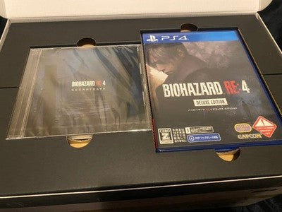CAPCOM Resident Evil RE:4 Collector’s Edition PS5 Leon Figure Limited BOX