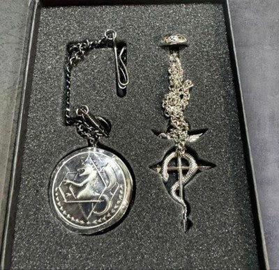 Fullmetal Alchemist Pocket Watch, Ring, Necklace 3-Piece Box Edward Elric
