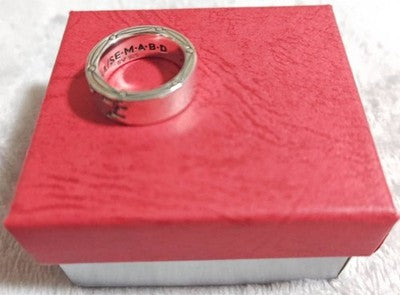 see description Fullmetal Alchemist Merchandise Ring Message Ring Roy Mustang