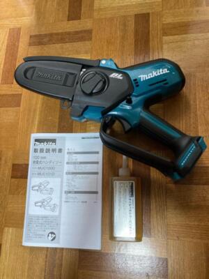 Makita 10.8V Blashless Chainsaw 100mm MUC100DZ With Automatic Tension Body Only