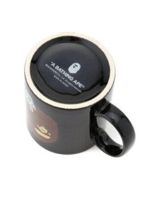 LAST ONE A BATHING APE BAPE COFFEE MUG -ONLINE EXCLUSIVE- RARE from JAPAN glass