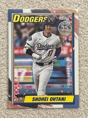 Dodgers Shohei Ohtani Trading Card Sakura Parallel Tops Baseball Card