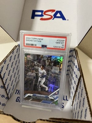2024 Topps now Shohei Otani 722sp 50/50 Short print Foil Variation Card