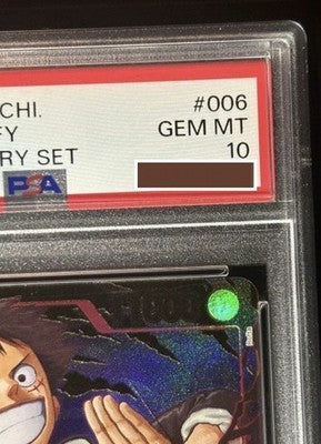 PSA10 ST10-006 Monkey D. Luffy  1st Anniversary Set Promo ONE PIECE Card Chinese