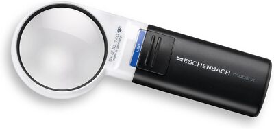 NEW ESCHENBACH handheld loupe Mobilux LED 5 times with LED light 1511-5