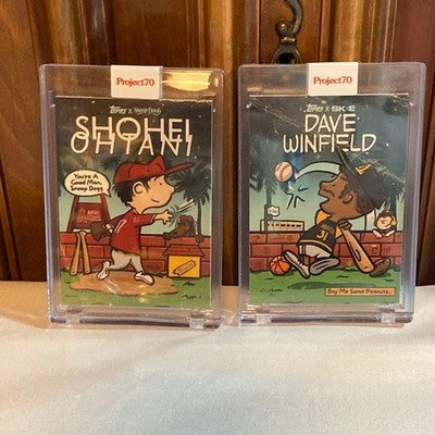 2021 Topps Project 70 Shohei Ohtani & David Winfield Snoop Dogg Card Set