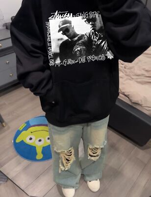check desctiption size M-XL Stussy street style winter fleece and thick parka