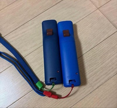 Set of 2 Nintendo Wii Remote Plus Controller Mario Red / Luigi Green WiiU
