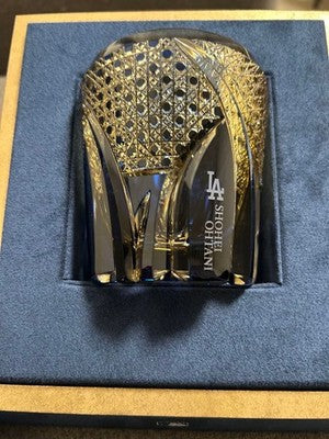 Shohei Ohtani Edo Kiriko Rock Glass Limited 300 Japan MLB Dodgers Rare