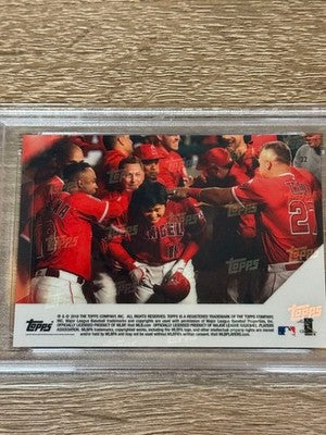 Shohei Ohtani 2018 Topps Now 32 First Major League Home Run RC Rookie Card PSA10