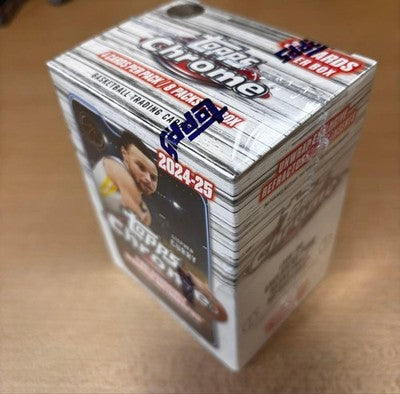 2024-25 Topps Chrome Basketball Value Box - Factory Sealed NBA Cards
