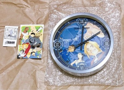 Fullmetal Alchemist Hiromu Arakawa Wall Clock Hagane Postcard and Calendar Card